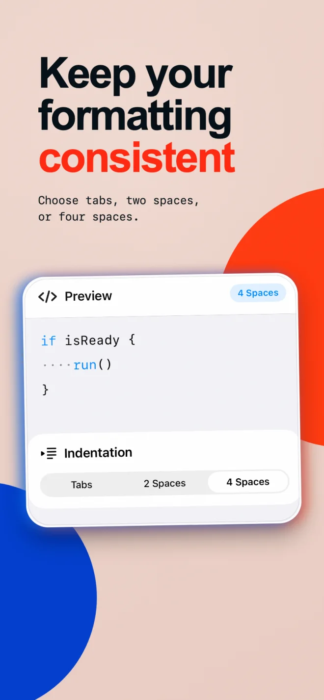 Keep your formatting consistent