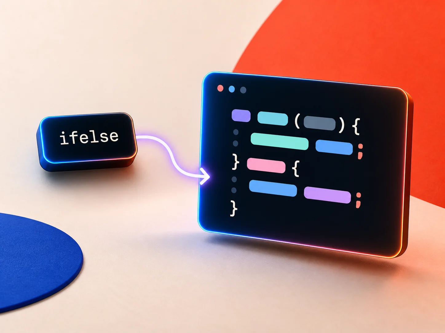 A TypeTab trigger expanding into a reusable code snippet